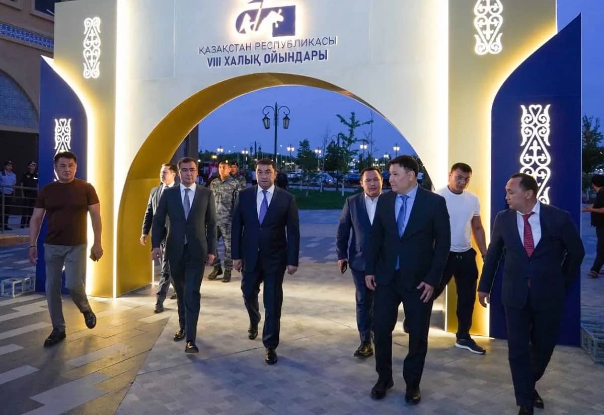 Түркістанда Қазақстан Республикасының VIII  Халық ойындары салтанатты түрде ашылды