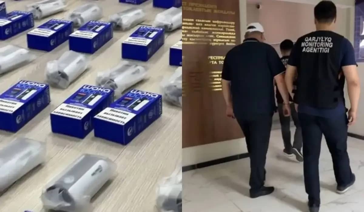 Ақмола облысында вейптердің заңсыз саудасынан 221 млн теңгеден астам табыс тапқан топ ұсталды