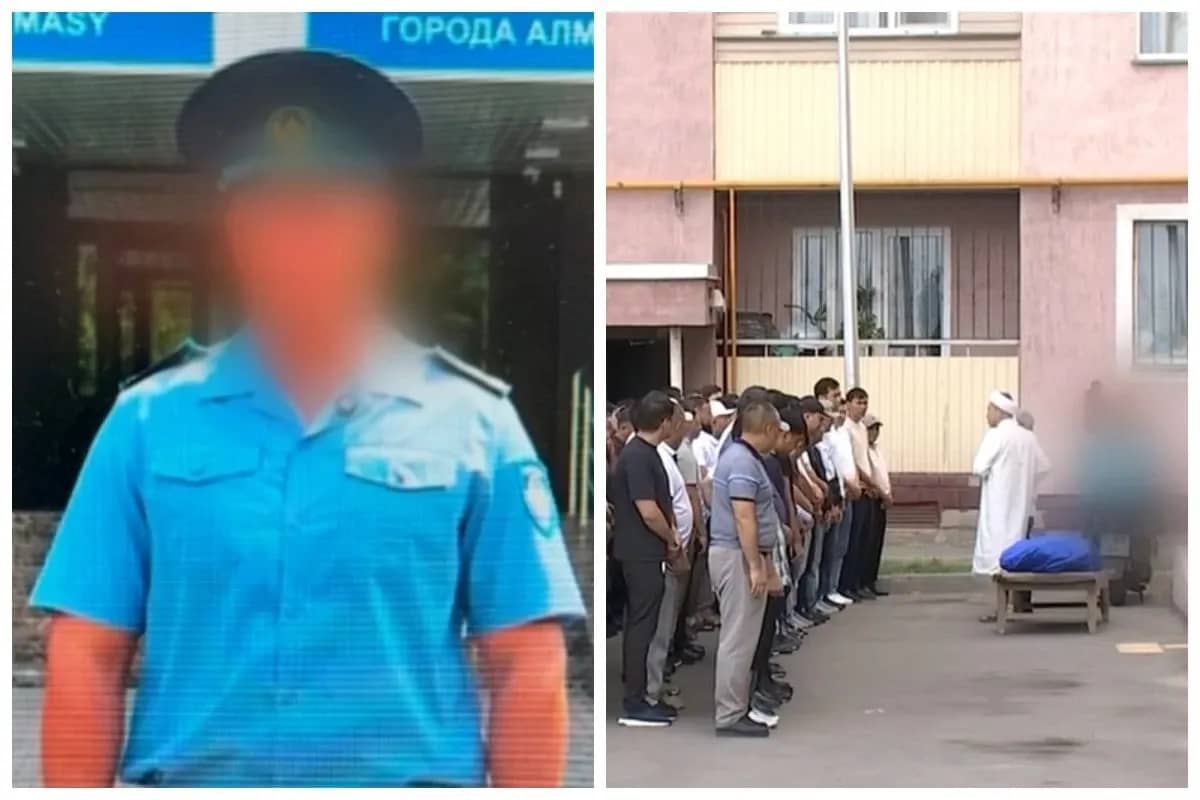 Алматы облысында өртенген күйі табылған полицейдің артында жеті баласы қалды
