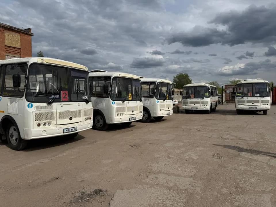 Степногорскте қала маңындағы маршруттарға 12 жаңа автобус іске қосылады