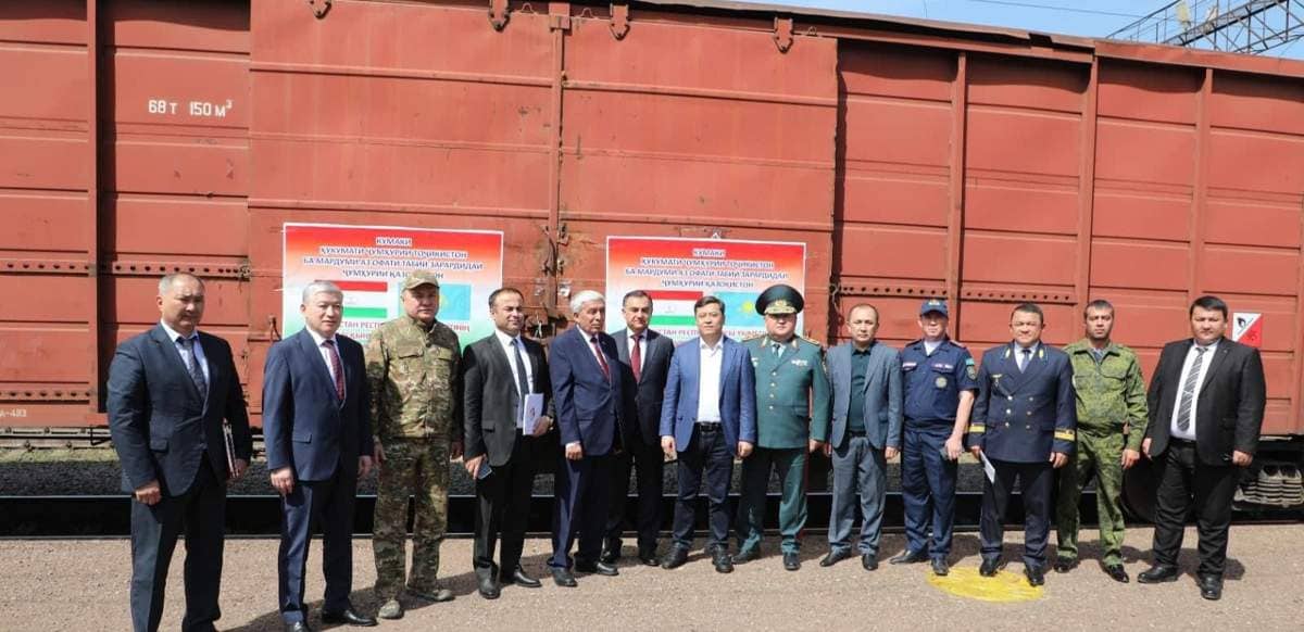 Қазақстанға Тәжікстаннан 3500 тонна гуманитарлық көмек жетті