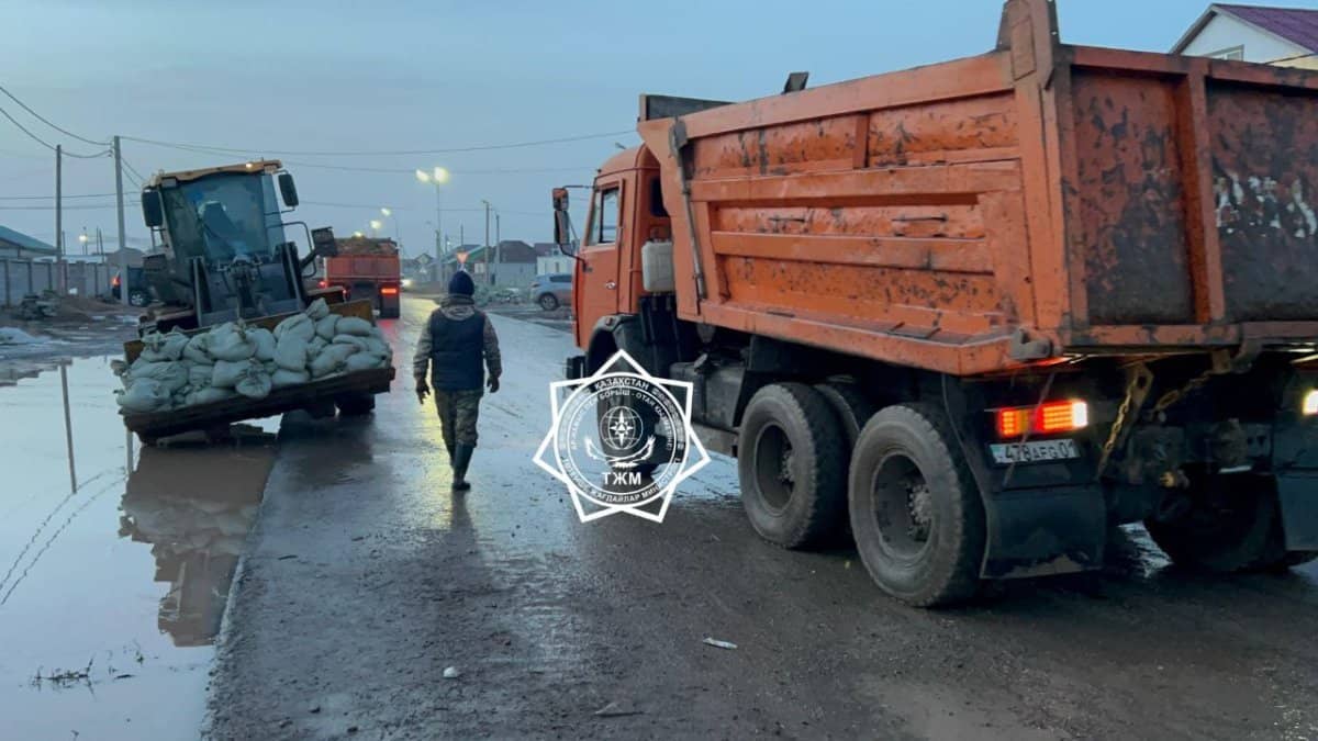 Астананың іргесіндегі ауылда су тасыды