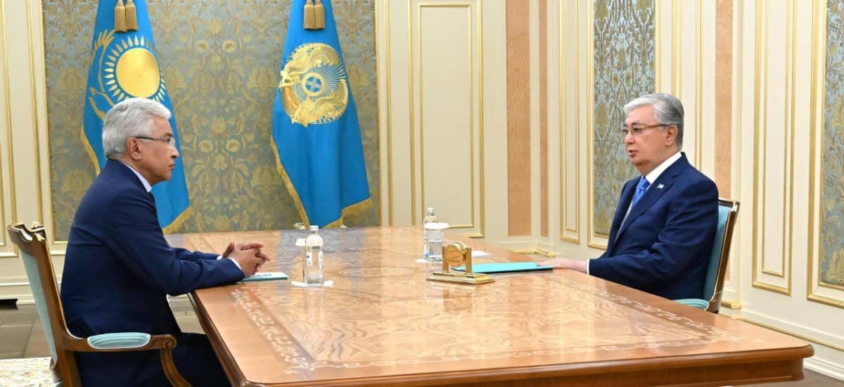 Президент Иманғали Тасмағамбетовті қабылдады