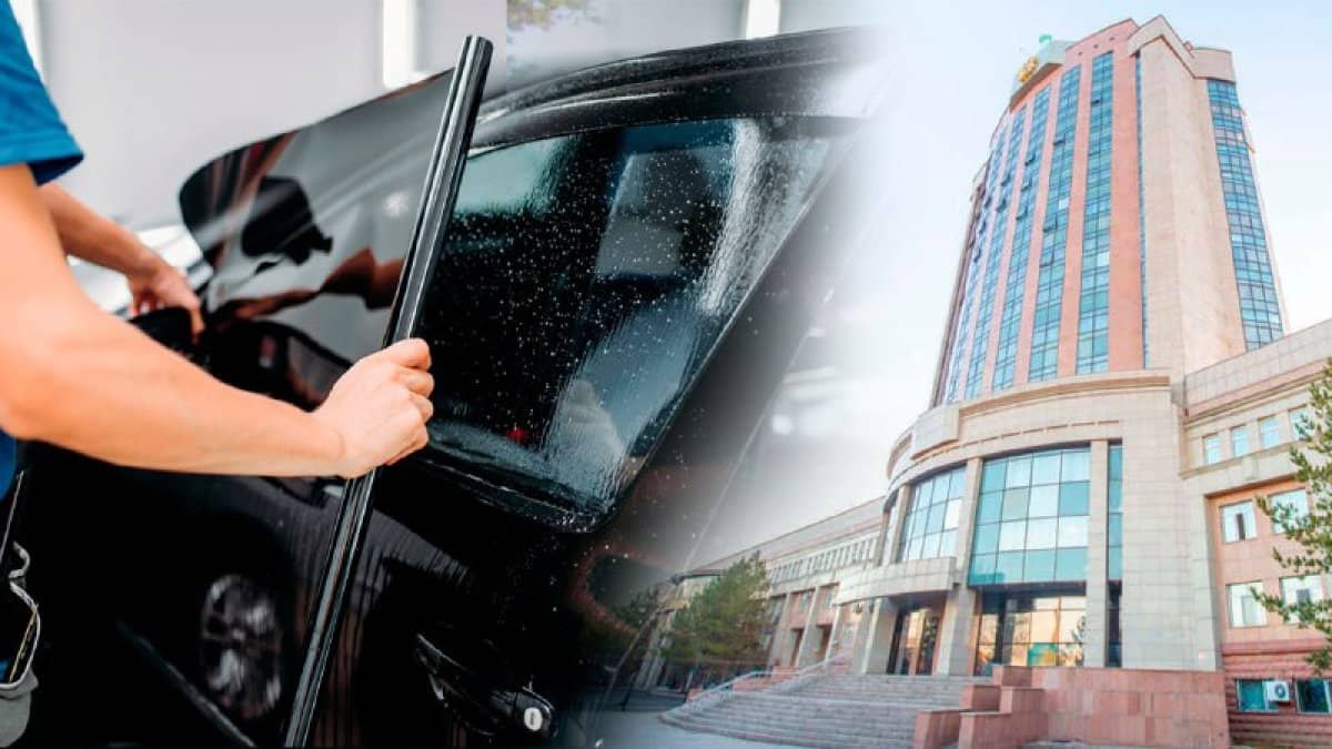 Қазақстанда көліктің алдыңғы әйнегіне тонировка жапсыруға рұқсат берілуі мүмкін
