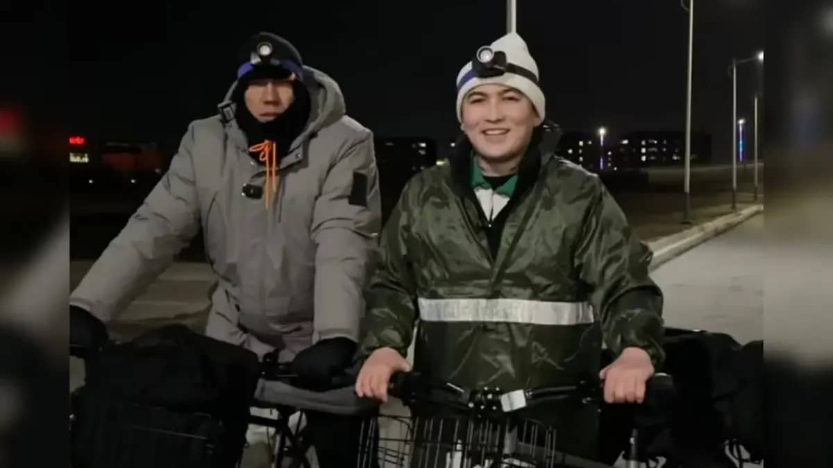 Шымкенттік блогерлер Меккеге велосипедпен жол тартты (ВИДЕО)