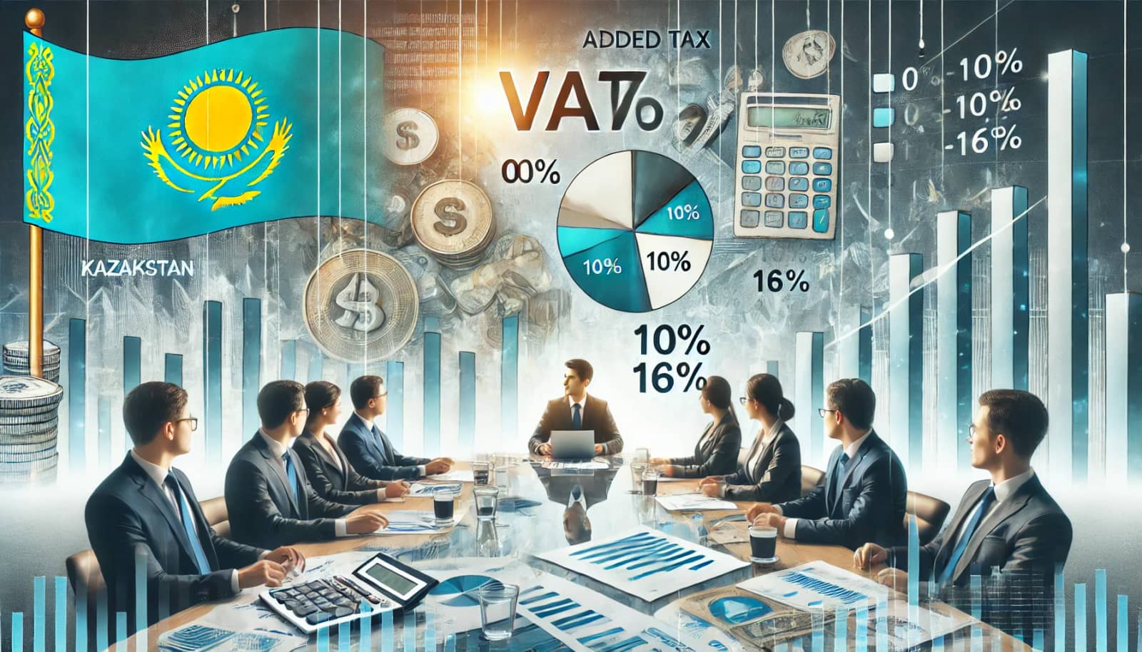Қазақстанда қосымша құн салығы 0%-дан 16%-ға дейін өзгереді