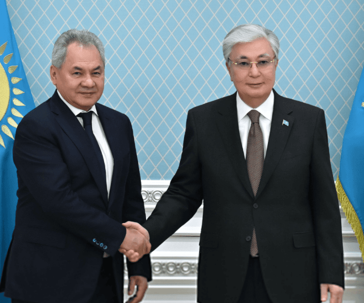 Қасым-Жомарт Тоқаев Ресей қауіпсіздік кеңесінің хатшысы Сергей Шойгуді қабылдады