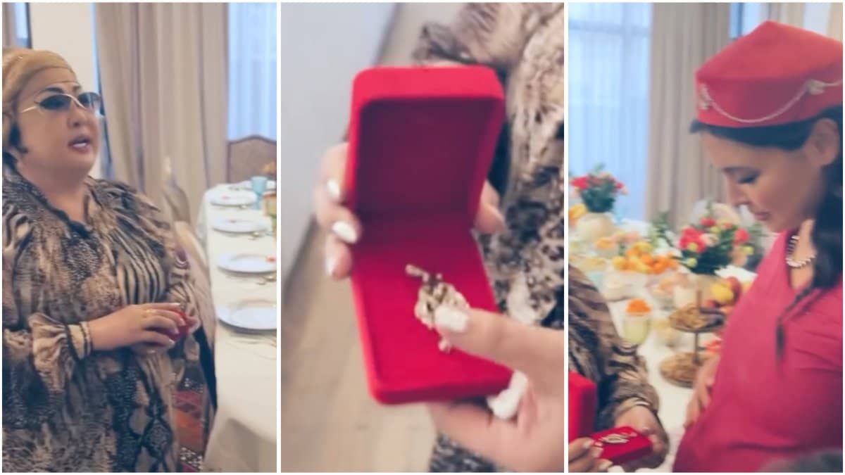 «Бриллианттардан үй соғамын ба?»: Мақпал Жүнісова әшекейлерін таратып жатыр (ВИДЕО)