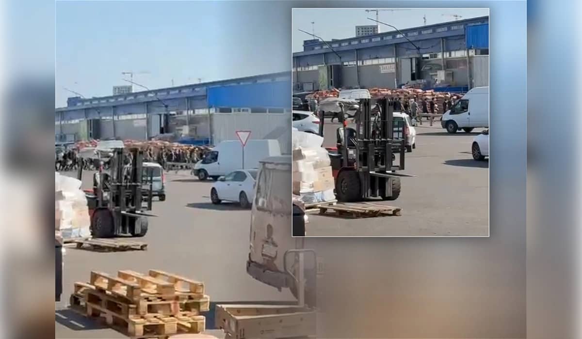 Мәскеу облысында ОМОН арнайы операция жүргізіп, әзербайжандықтарды автобустармен алып кетті (ВИДЕО)