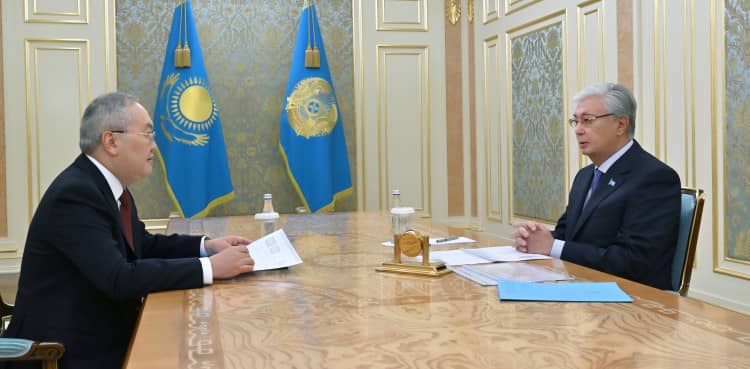 Мемлекет басшысы Қаржылық мониторинг агенттігінің төрағасы Жанат Элимановты қабылдады