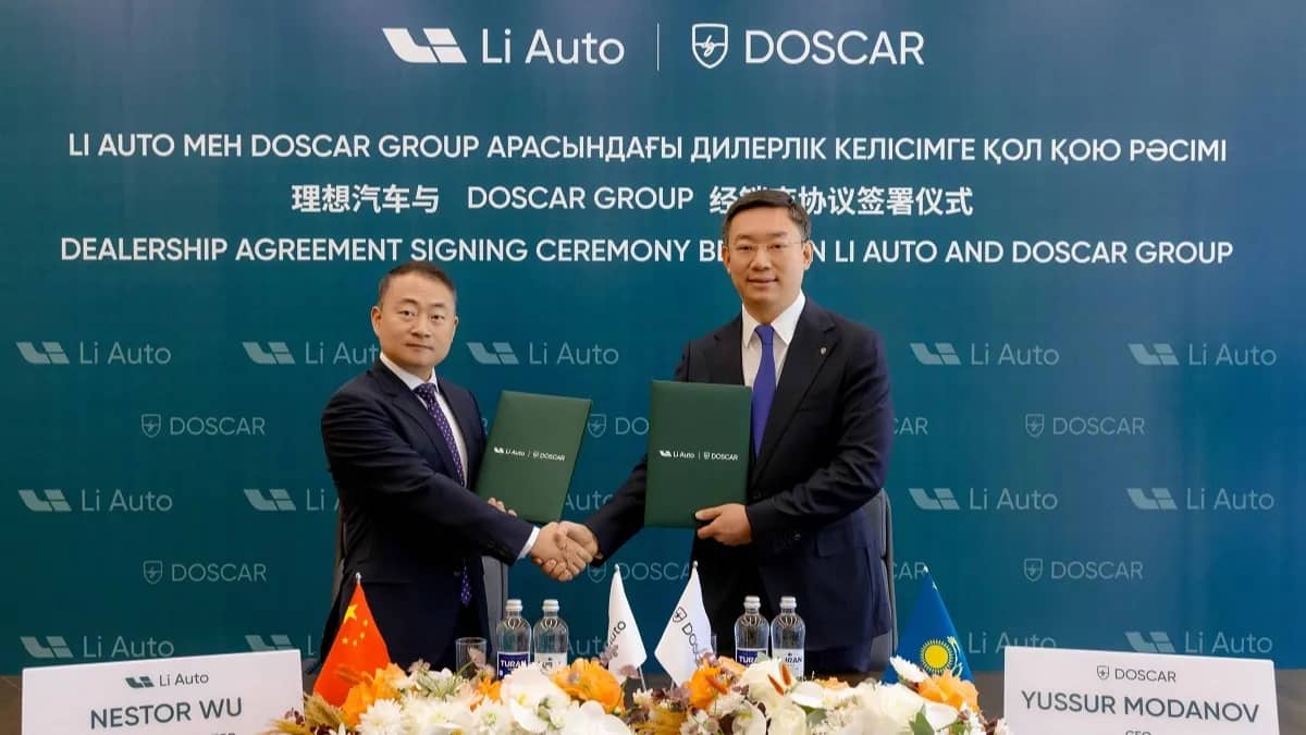 Li Auto выходит на рынок Казахстана: DOSCAR GROUP стал официальным партнёром китайского бренда