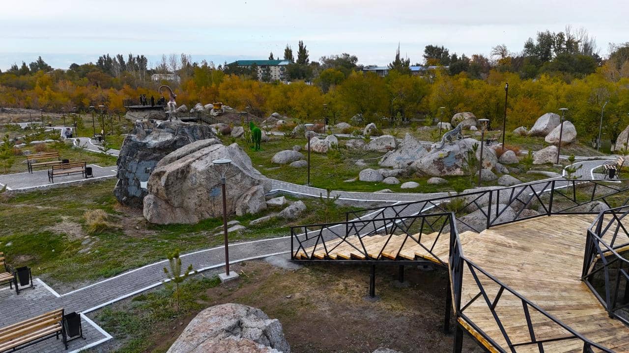 В Жетысуской области открыли новый парк с сохранением природного ландшафта
