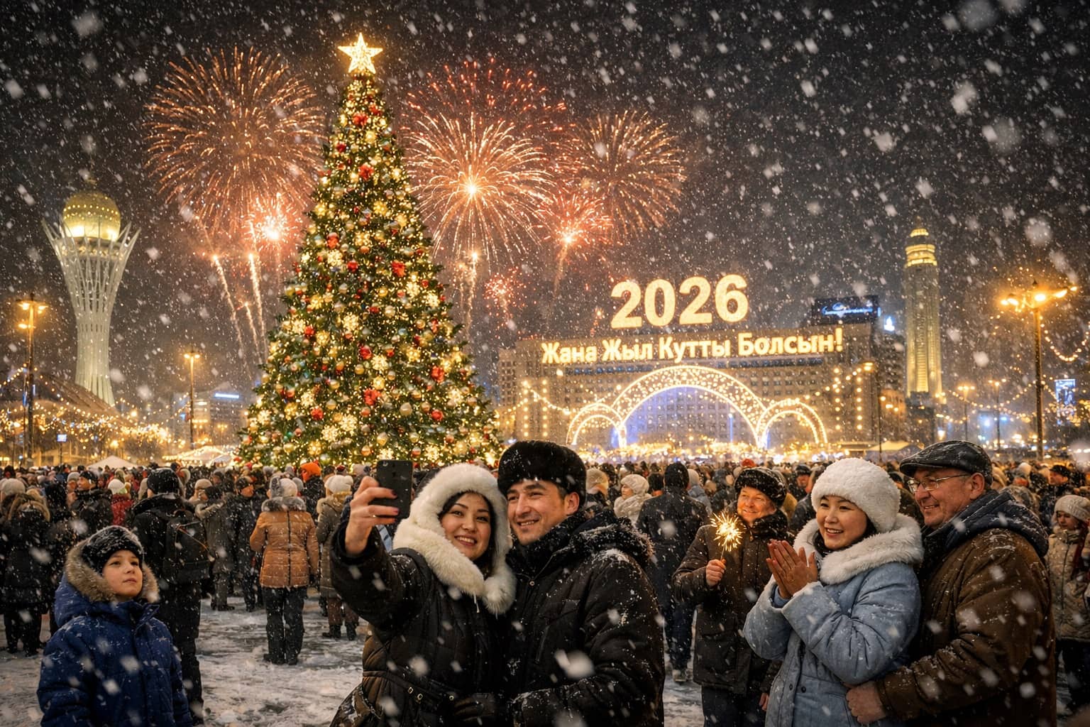 Новый год – 2026: какая погода ждет казахстанцев в ночь на 31 декабря?