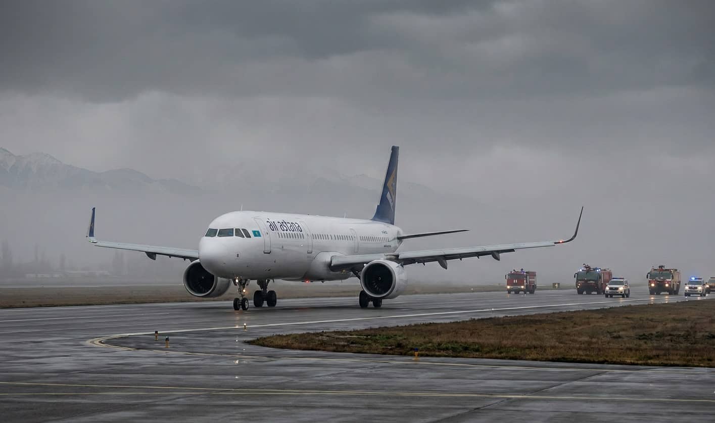 «MAYDAY» дабылы: Air Astana ұшағы Алматыға шұғыл қонды