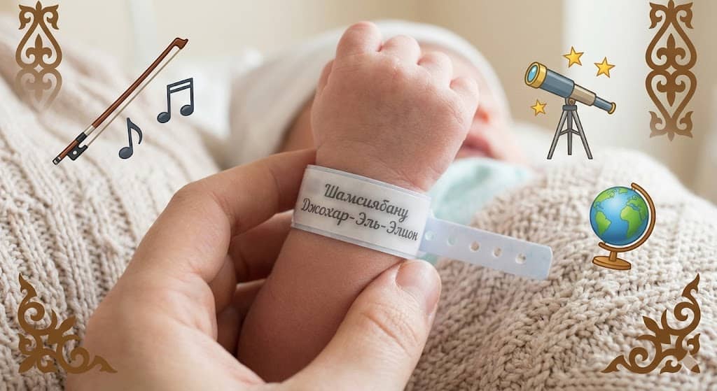 Шамсиябану және Джохар-Эль-Элион: 2025 жылғы ең сирек есімдер
