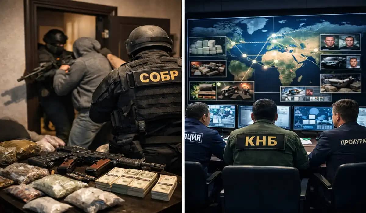 Мыңдаған қылмыстық әрекетке тосқауыл: қару қоймалары жойылып, есірткі зертханалары жабылды