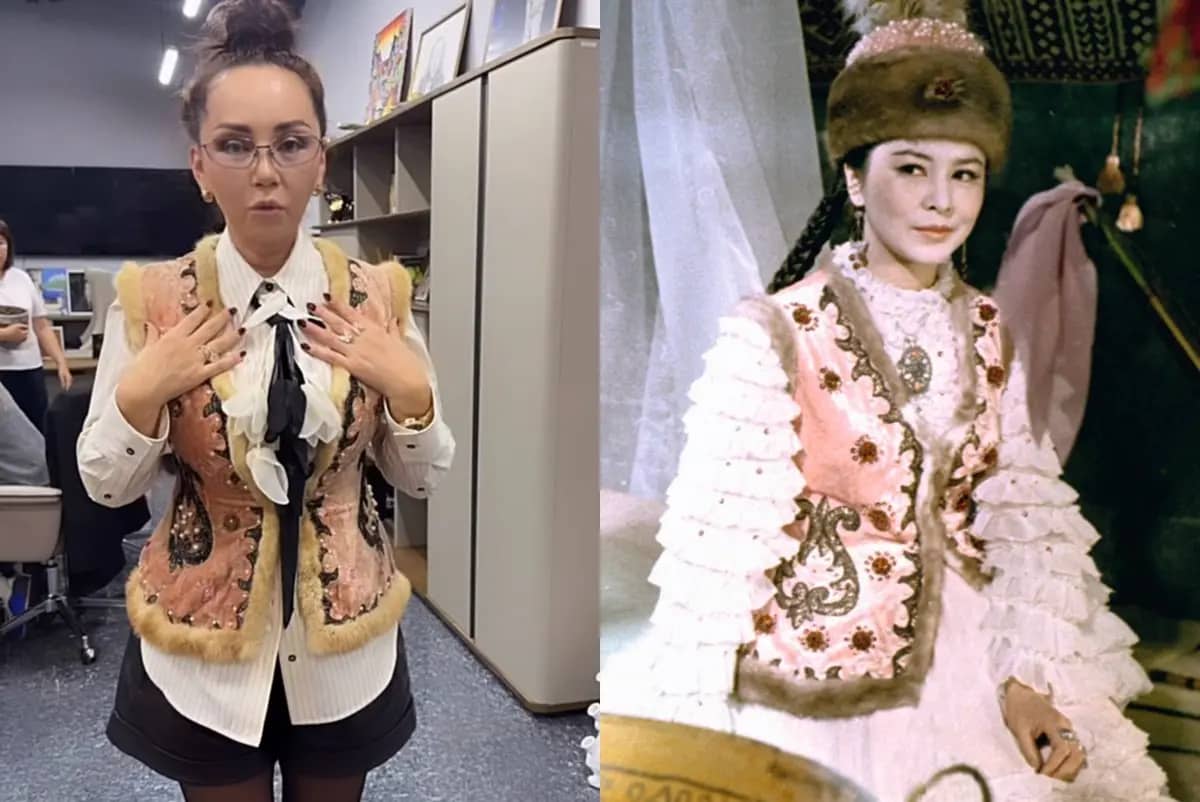 «Мұндай құнды дүние музейде тұру керек»: Баян Алагөзова «Қыз Жібек» фильміндегі камзолды алып алды