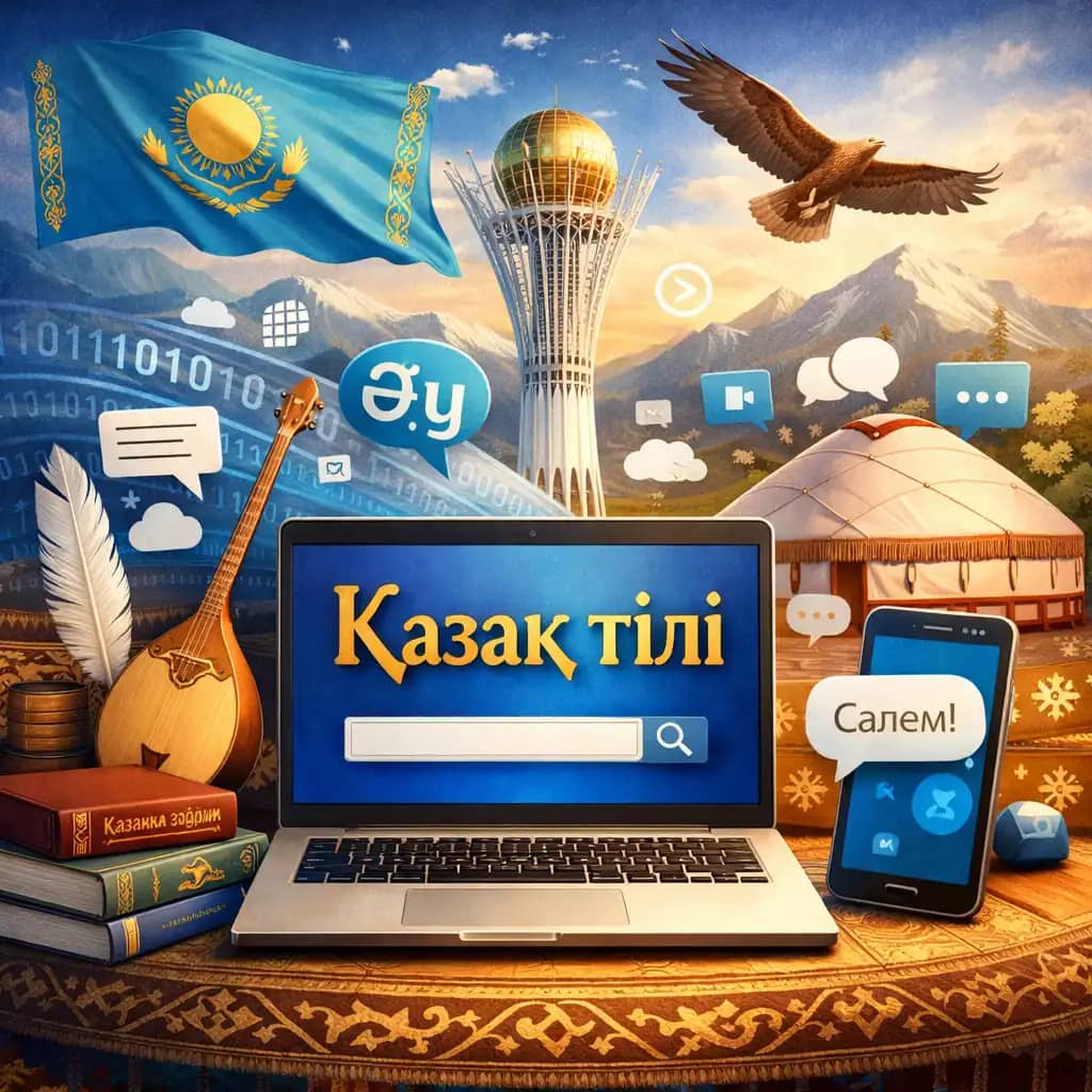 Қазақ тілін ересектерге үйретудің заманауи медиа-моделі: Netflix-тен TikTok-қа дейін