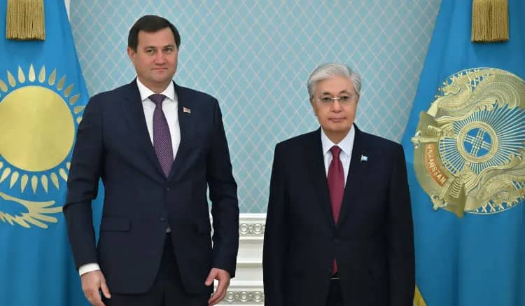 Тоқаев Беларусь сыртқы істер министрі Максим Рыженковты қабылдады