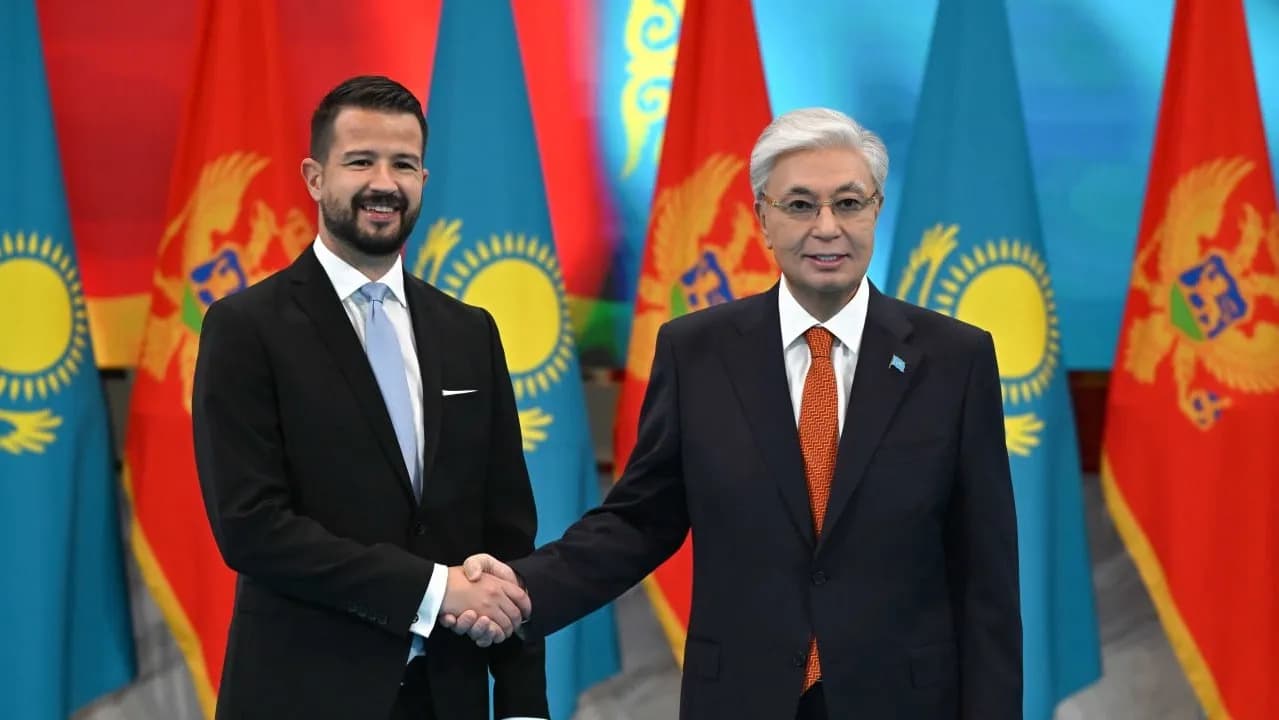 Қасым-Жомарт Тоқаев Черногория Президентін тәуелсіздіктің 20 жылдығымен құттықтады
