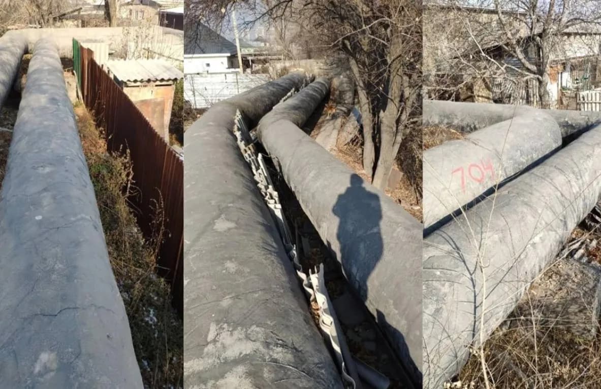 Алматыда қолданылғанына 40 жылдан асқан жылу құбырлары толығымен жаңартылады