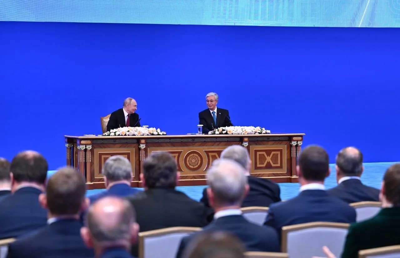 Токаев и Путин подвели итоги государственного визита