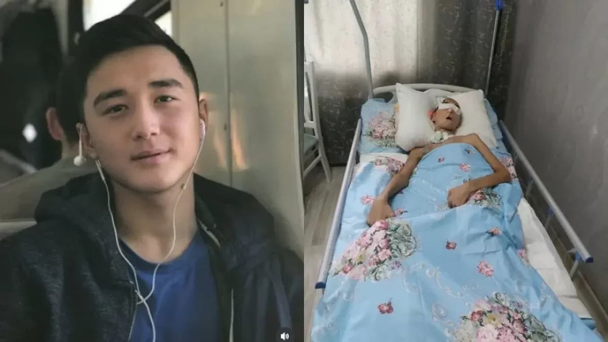 Әскерден мүгедек болып оралған Ербаян Мұхтар жансақтау бөліміне түсті