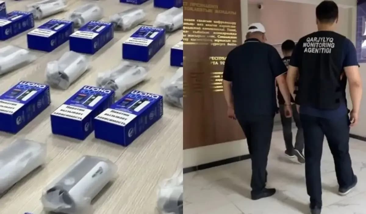 Ақмола облысында вейптердің заңсыз саудасынан 221 млн теңгеден астам табыс тапқан топ ұсталды