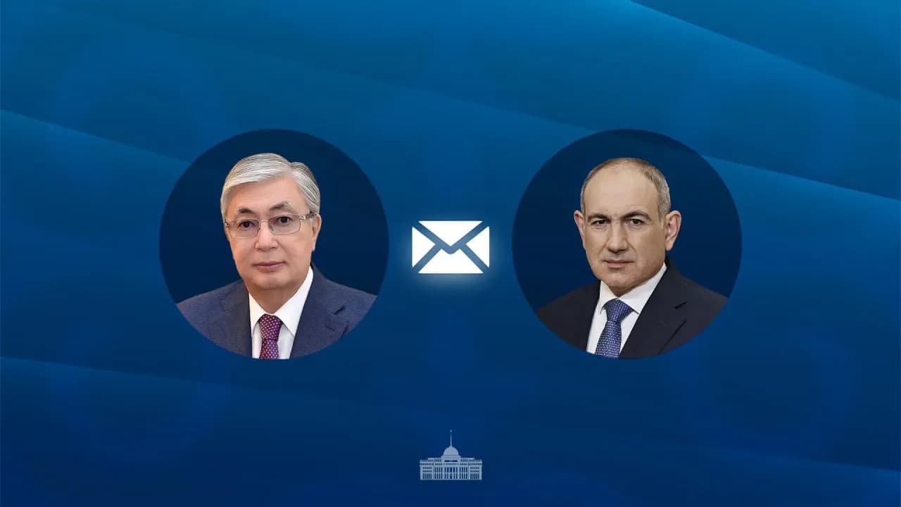 Қасым-Жомарт Тоқаев Никол Пашинянды сайлаудағы жеңісімен құттықтады