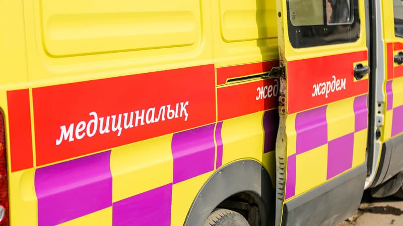 Екібастұзда 2,5 метр биіктіктен құлап кеткен жұмысшы ауруханаға түсті