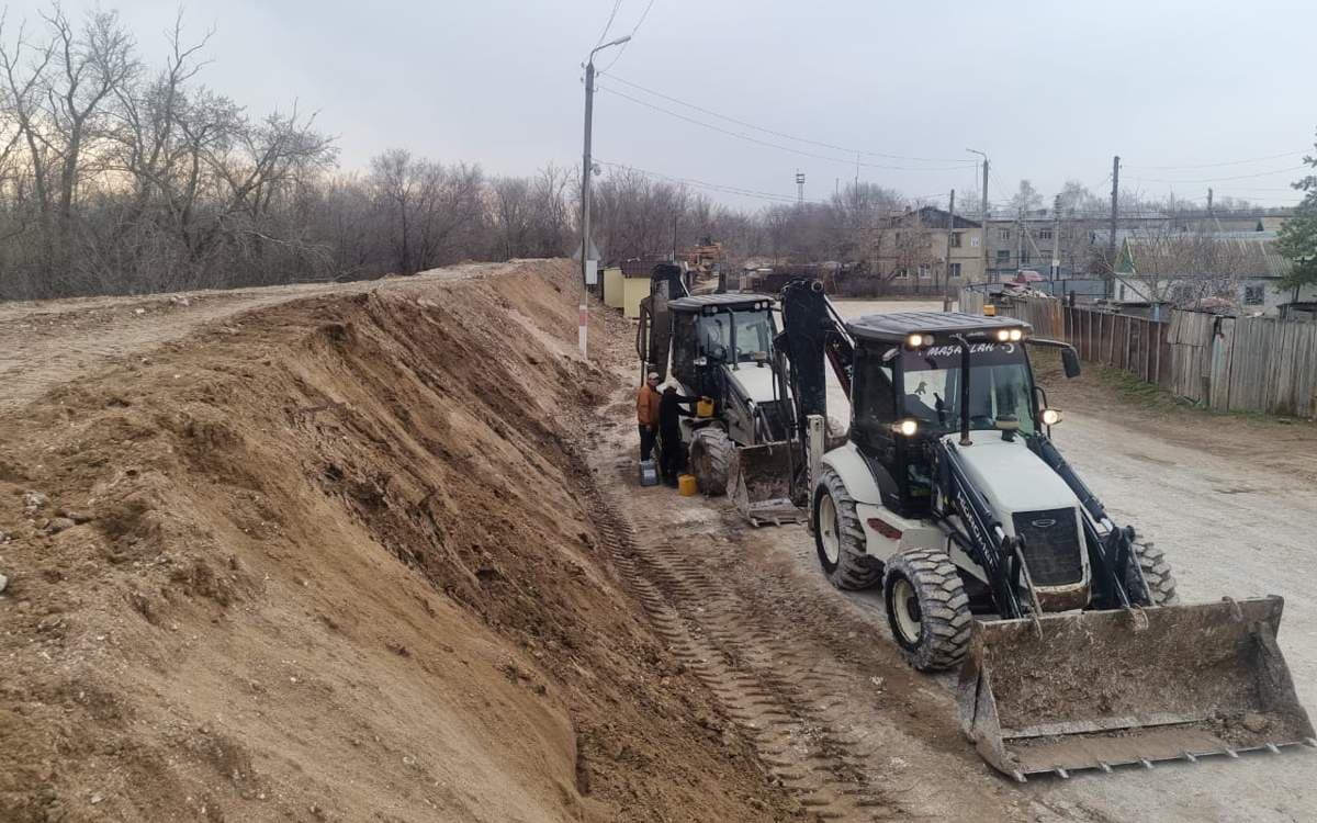 БҚО-да Жайық өзені бойында ұзындығы 40 шақырымнан асатын бөгеттер тұрғызылып жатыр