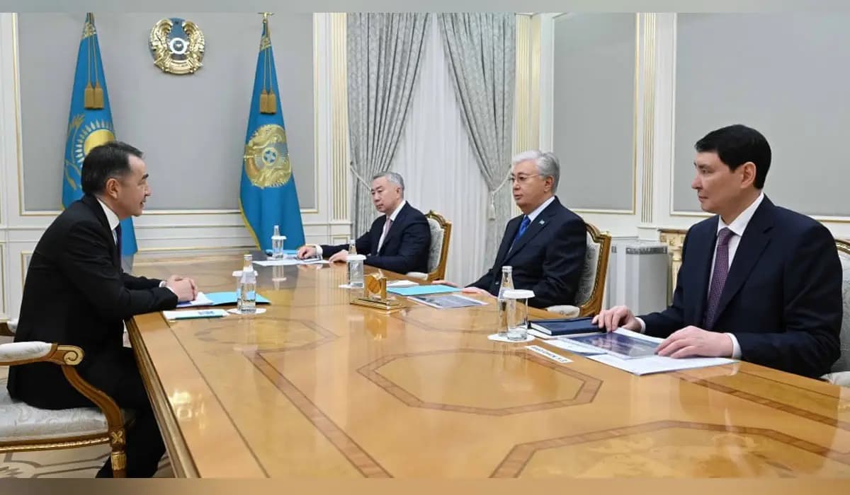 Мемлекет басшысы Бақытжан Сағынтаевты қабылдады