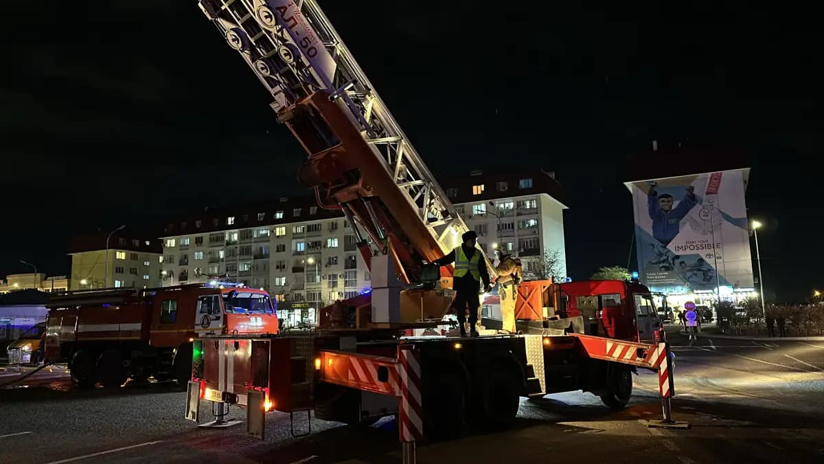 Жітіқарадағы жанталас: Қостанай облысында өрттен 15 адам эвакуацияланды