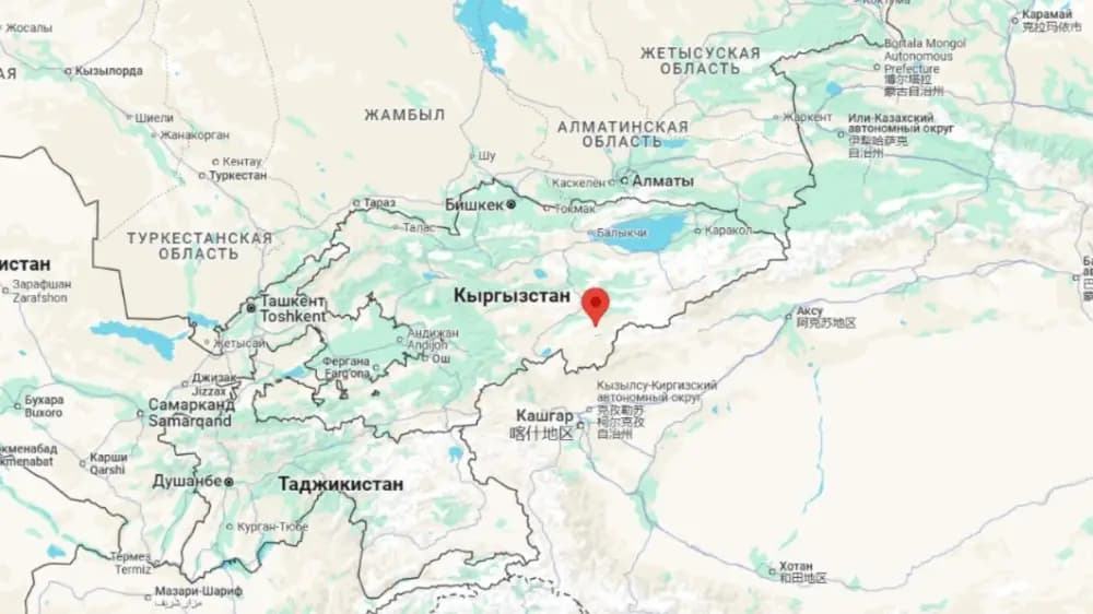 Түнде Қырғызстанда жер сілкінісі болды