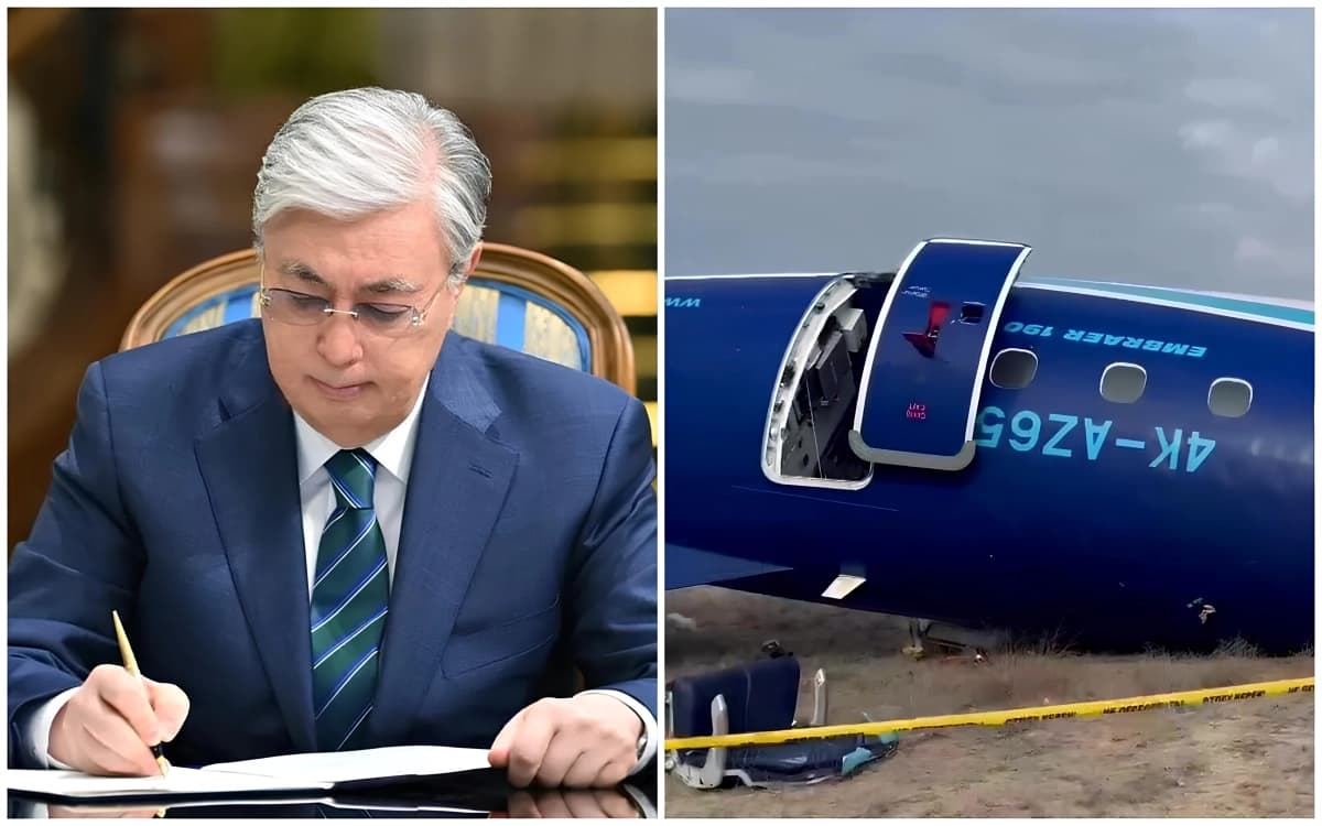 Президент Тоқаев Ақтаудағы ұшақ апаты туралы: «Әр секунд қымбат еді»