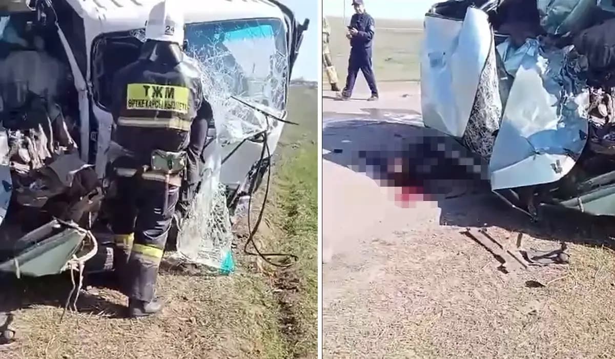 Батыс Қазақстанда жол апатынан екі адам қаза тапты: көлікте кәмелетке толмаған балалар да болған