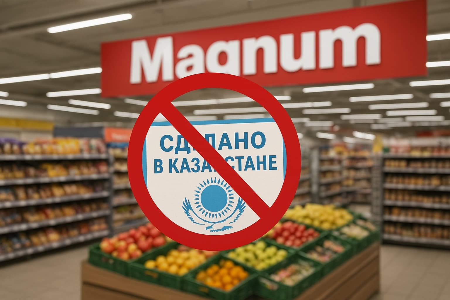 С полок – вон: Magnum отказывается от казахстанских товаров в пользу российских?