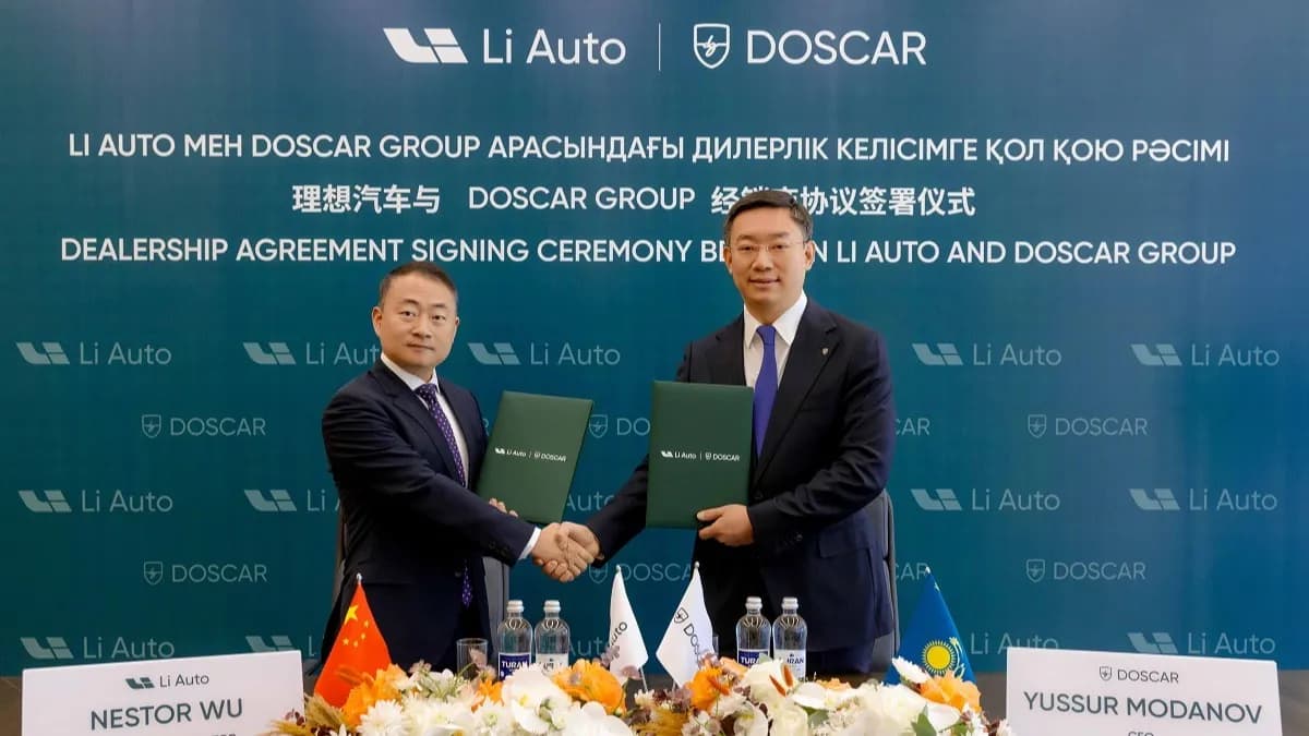 Li Auto выходит на рынок Казахстана: DOSCAR GROUP стал официальным партнёром китайского бренда