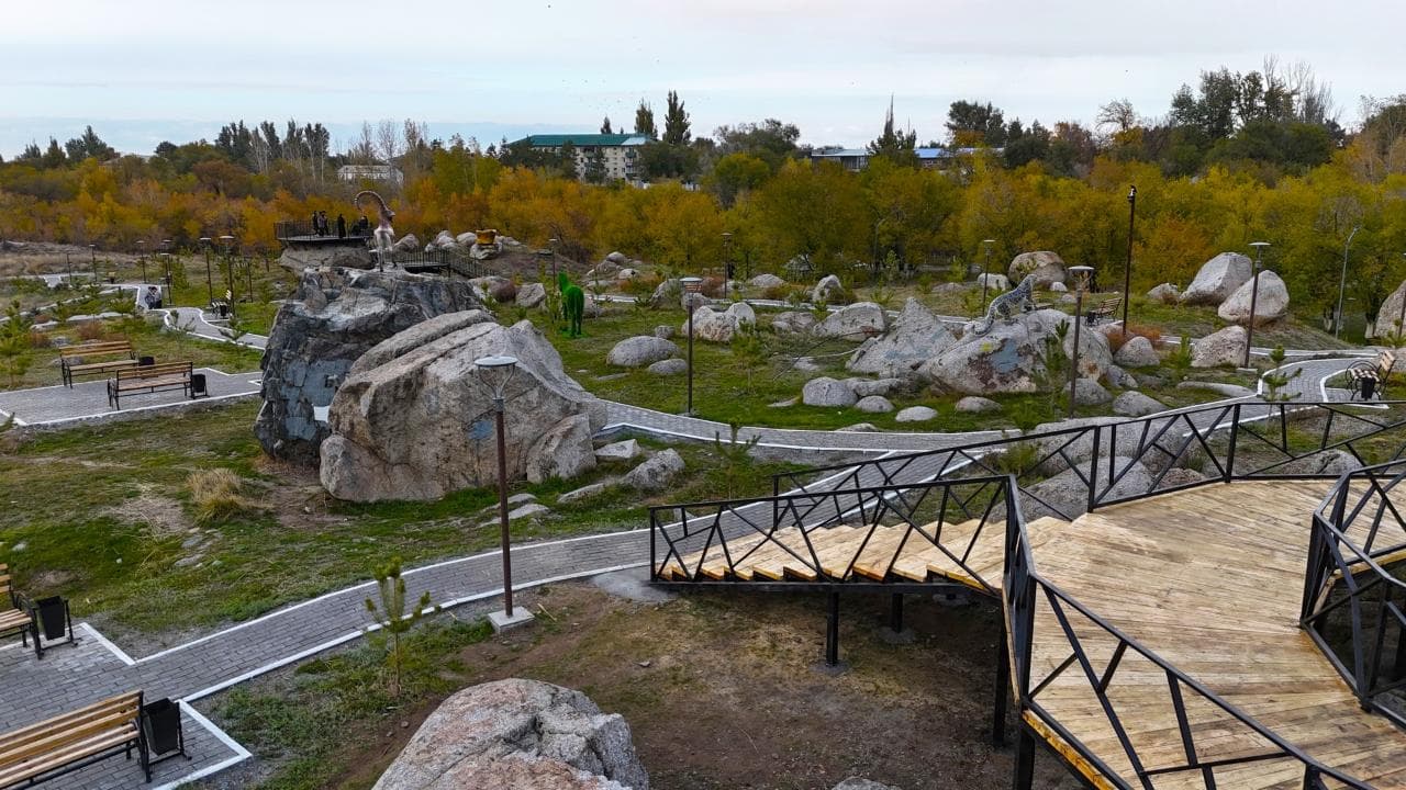В Жетысуской области открыли новый парк с сохранением природного ландшафта