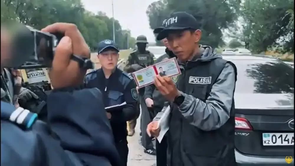 Алматы – Бішкек тас жолында полиция мен ҰҚК арнайы операция жүргізді