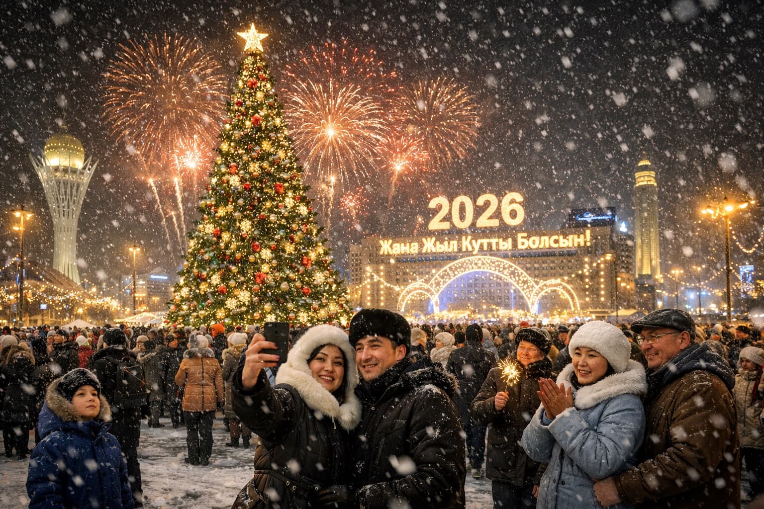 Новый год – 2026: какая погода ждет казахстанцев в ночь на 31 декабря?