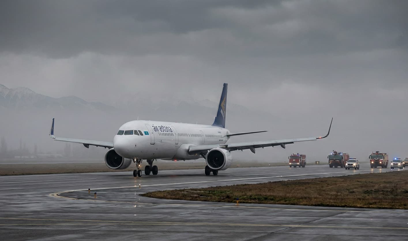 «MAYDAY» дабылы: Air Astana ұшағы Алматыға шұғыл қонды