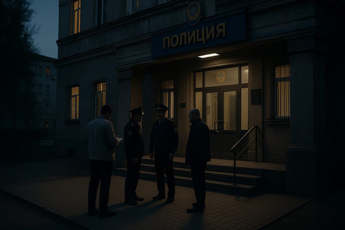 Таразда ер адам танысын өлтіріп, полиция ғимаратына тығылған