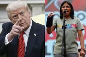 Отанымыз әскери агрессияға ұшырады: Трамп Венесуэлада Мадуроның орнына келген президент әйелді де бопсалауға көшті