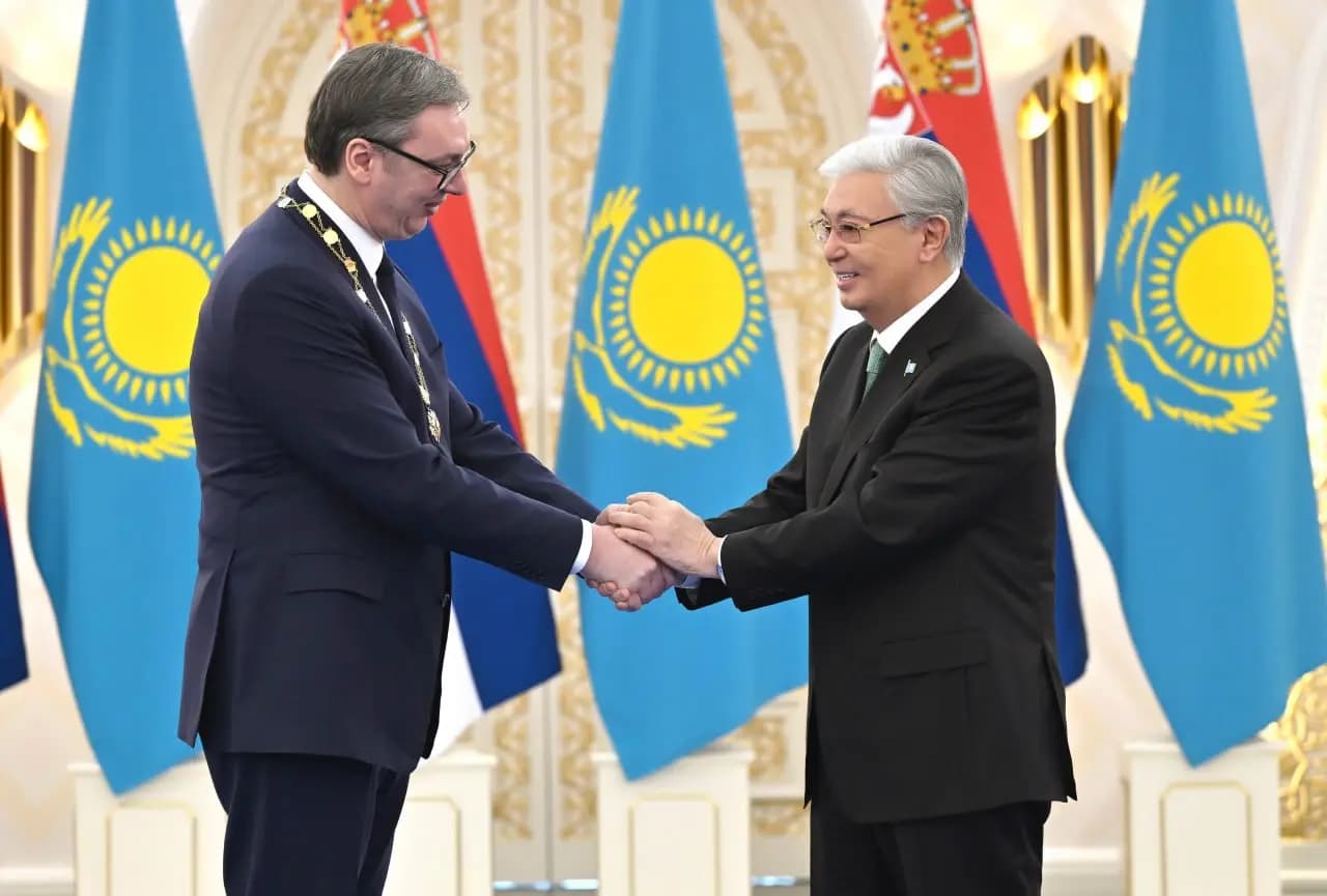 Тоқаев Сербия президентін марапаттады: «Сіз – халық қолдаған нағыз көшбасшысыз»