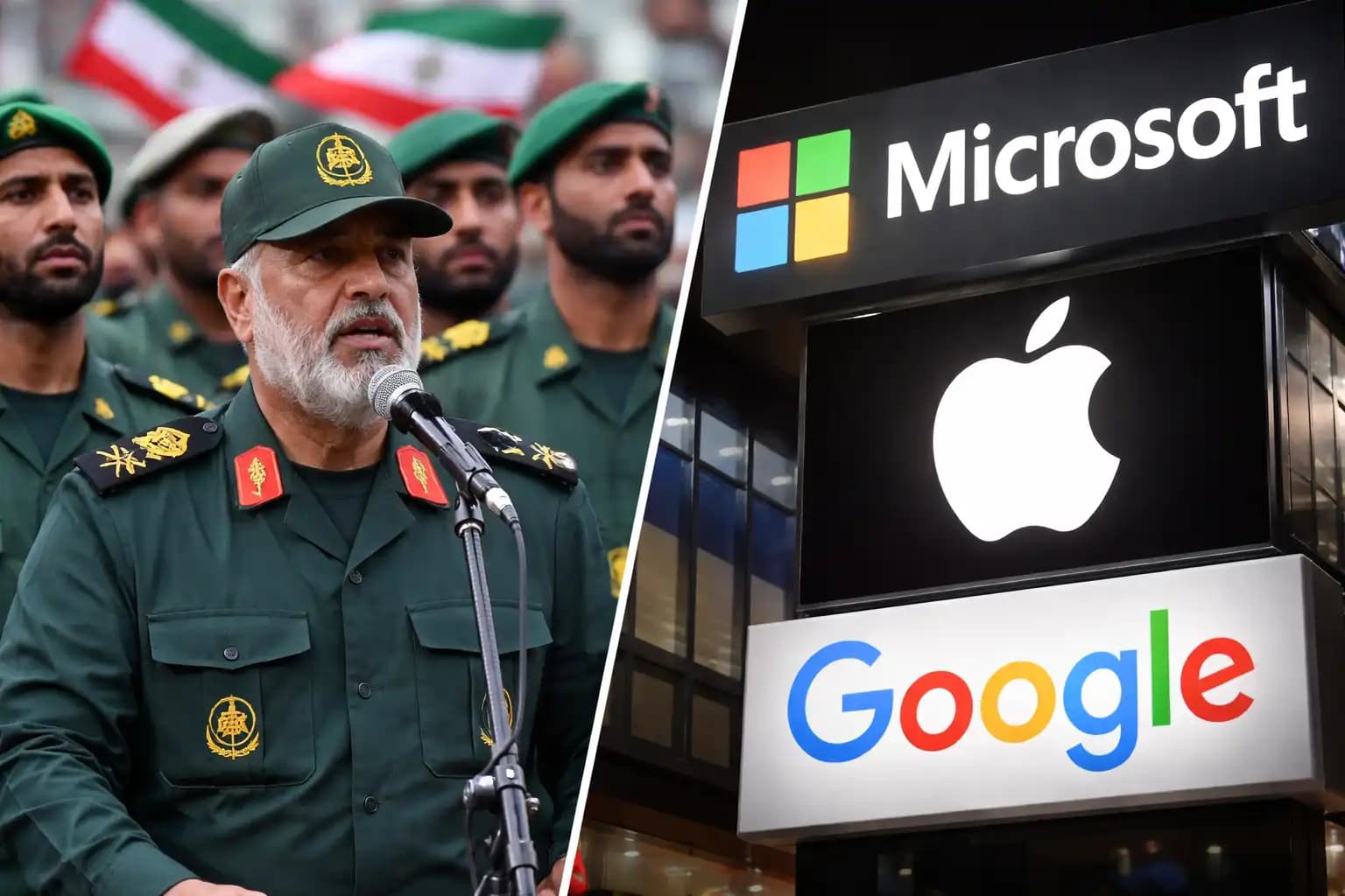 КСИР пригрозил ударами по Microsoft, Apple и Google