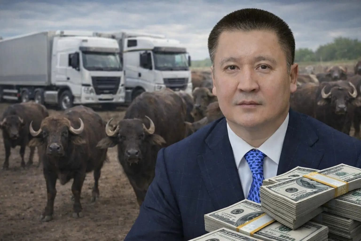 Фуры, буйволы и торговля: бизнес-империя семьи акима Павлодарской области