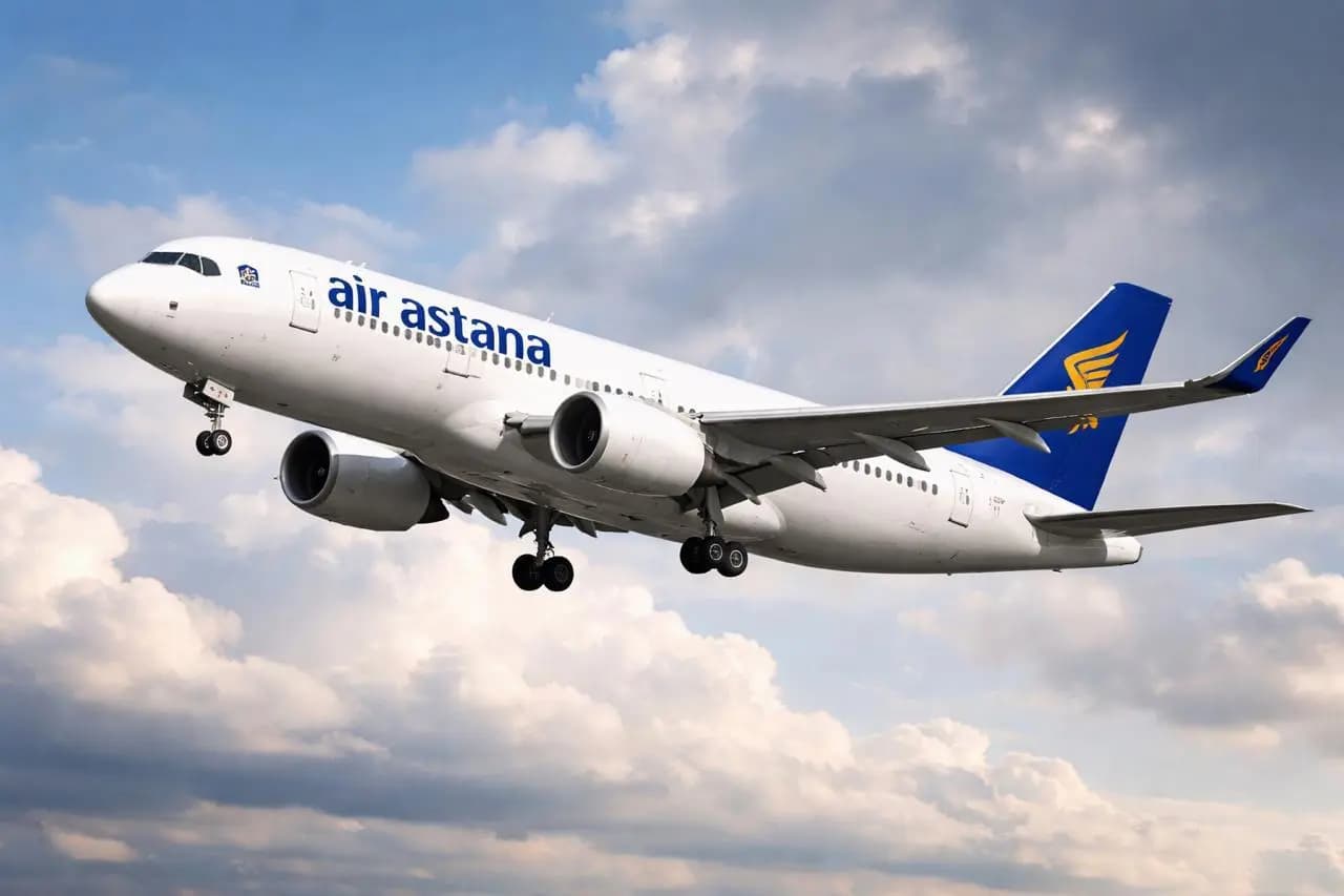 -5,74%: акции Air Astana упали на уровни исторического минимума