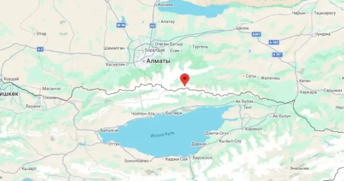 Earthquake occurred near Almaty