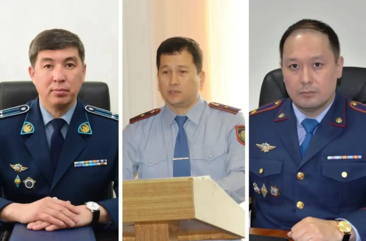Атырауда шу шықты: полицияның ірі басшылары бір күнде қызметінен қуылды